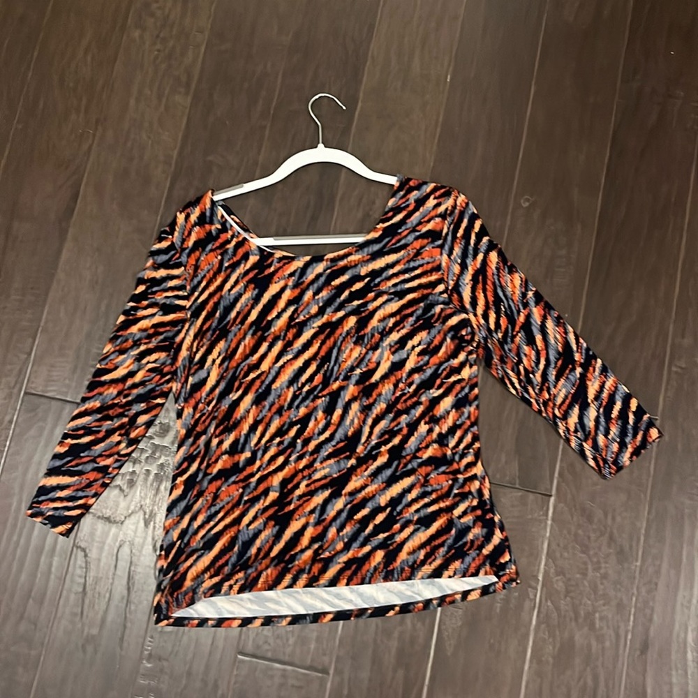 Women’s multi color long sleeve from LiverPool.
